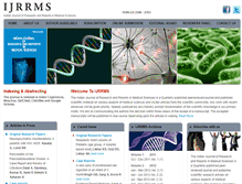 Tablet Screenshot of ijrrms.com